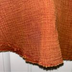 White Birch  Rust Button Down Top Women’s Medium Photo 3