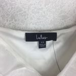 Lulus NWT  Radiant in Ruffles White Lace Cold Shoulder Maxi Dress XS Bridal Photo 5