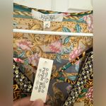 NWT Purple Rain bellsleeve Floral Print Sequin Beaded Neckline Boho Chic Tunic3X Size 3X Photo 3