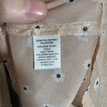 Loft Ann Taylor  Woman's Pale Pink Daisy Silky Top - Large - Minimalist Preppy Photo 4