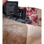 Rafaella Vtg  Linen Blend High Waisted Floral Shorts Culottes Cottage Boho Sz 10 Photo 4