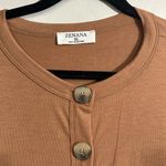 Zenana Babydoll Cardigan Dress Brown Long Sleeve Soft Stretchy XL NWT Photo 3