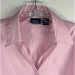DCC Stretch Womenś Button Shirt Pink with white stripes Photo 6