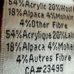 Icelandic Design Wool Blend Sweater Women's Small Red Cable Knit Button Cardigan Photo 4