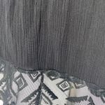 Naïf Anthropologie black Gauze Lace Dress women sz M Photo 4