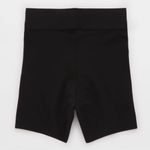 Aerie  Black Boy Shorts with Elastic Waistband Photo 2