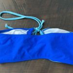 SheIn (3/$20 Item) Blue Colorblock Bikini Top Photo 4