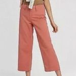 A New Day Wide Leg Crop Pants Size 4 Deep Coral Pink Photo 1