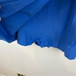 ZARA Cobalt Blue Linen Blend Cut Out Romper Dress Size Small Women's Photo 4