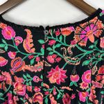 Knox Rose  Tank Top L Black Boho Floral Lace Festival Hippie Eclectic Flowy Photo 6