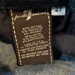 7 For All Mankind Kimmie Crop Cutoff Mid Rise Short Shorts Dark Blue Size 27 Photo 4