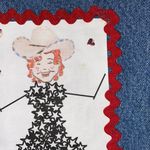 Handmade Western Cowgirl Sm Denim Shoulder Bag GUC OS Photo 2