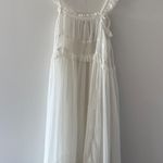 Free People  White Moon Phase Dress Photo 4