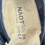 Naot Heel Black Velvet Nubuk Mary Jane Shoes, Size 7 Photo 9