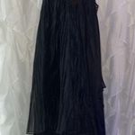 Vintage Seats 36 lingerie kimono top button flare arms Black Photo 2