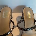 FARYL by Farylrobin Analisa Pewter Metallic Heeled Sandal Womens Size 7 Brown Photo 4