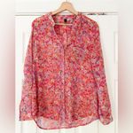 Kut From The Kloth  Jasmine Floral‎ Blouse Size Medium EUC Photo 1