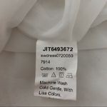 SheIn  Pompom Ruffle Armhole Geo Embroidered Dress Photo 9