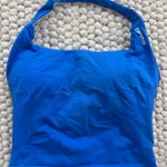 DFYNE  Impact Leggings + Halter Top Electric Blue Photo 5