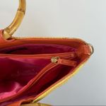 Vintage Sunny Hawaii Floral Bamboo Handbag Pink Photo 9