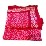 Raj Anthropologie 100% Cotton Scarf Pink Animal PrintMade In India 50”x60” Photo 1