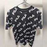 FILA  Logo Set of 2 Neon Tank Top and Crop Shirt Womens XL Photo 3