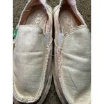 Sanuk NWT/ NWOB  Beige Creme Pink Polka Dot Hot Dotty Slip On Shoes Size 5 Photo 2