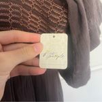 Free People NWT Easy To Love Bubble Mini Dress size medium color expresso beans Photo 4