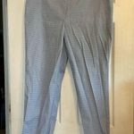 Dress Pants Blue Pattern Career Casual Stretch Trousers Size Unknown Photo 0