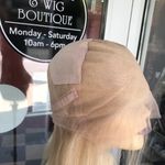 Fulllace Human hair blonde 613 Remy silky lace Wig Photo 1