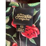 Disney New  Princess Snow White Dress Red Rose Bell Sleeve Womens Size XSmall Photo 6