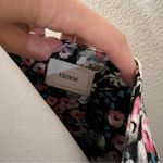 ERDEM Reese bright floral boat neck stretch ponte bodycon knee length dress 12 Black Photo 3