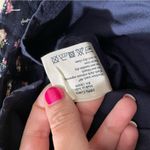 Jack Wills  Floral Button Front Mini Skirt Blue Size 2 Photo 4