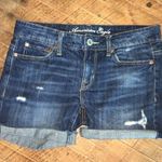 American Eagle  cuffed dark wash 100% cotton jeans Photo 0