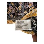 Knox Rose  Floral Black and Gold Women's Top Photo 2