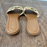 Michael Kors MK logo Snake Print Flat Sandal Size 8 Photo 3