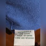 Lisa International Funny Ugly‎ Christmas Sweater Pullover Long Sleeve Size L Blue Size L Photo 6