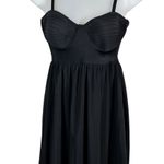 The Vintage Shop Peep Vintage 80s Black Babydoll Fit No-Iron Stretchy Tank Dress Whimsigoth Fairy Photo 0