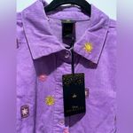 Her Universe Disney Princess Rapunzel Tangled Lanterns Corduroy Button-Up Top Photo 5
