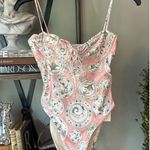 Agua by Agua Bendita Ebano Menaje One Piece Multicolor Womens Size XL Pink Photo 7