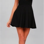 Lulus LULU’S Love Galore Black Skater Dress Photo 0