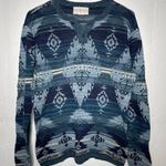 Ralph Lauren Denim & Supply 100% Cotton Blue Knit Sweater Long Sleeve Size Small Photo 0