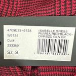 Paige NWT  Isabelle Dress Rumba Red Check Raw Ruffle Size S Photo 8