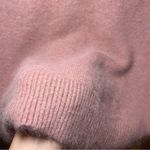 Vintage Korean Mohair Blend Pearls Pink Sweater Flared Sleeves Size S Photo 2