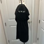 Elle Elegant  Black One-Shoulder Dress Photo 1