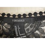 Forever 21 Dress Black Size Small Mini Lace Pink V Neck Feminine Flirty NWOT Photo 6