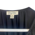 Lily White  sleeveless black  colored rope draw strings vneck XL Photo 2