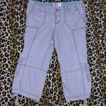 SO  Clothing Pink Low Rise Y2K Cargo Capris Photo 0