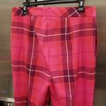 Trina Turk 💕💕 Starburst Pant ~ Planetary Plaid Aurora Pink Multi 10 NWT Photo 9