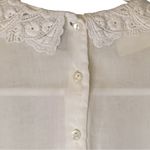 Gunne Sax Vintage Romantic Renaissance Ivory White Lace Prairie Dress 70s Photo 13